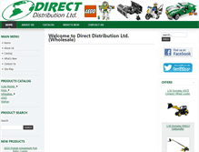 Tablet Screenshot of direct-dist.com